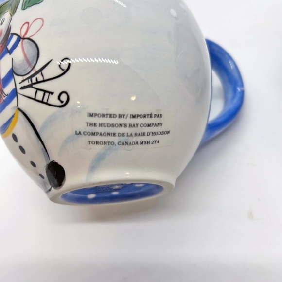 Handpainted winter cream and sugar set by The Bay - Picture 6 of 9